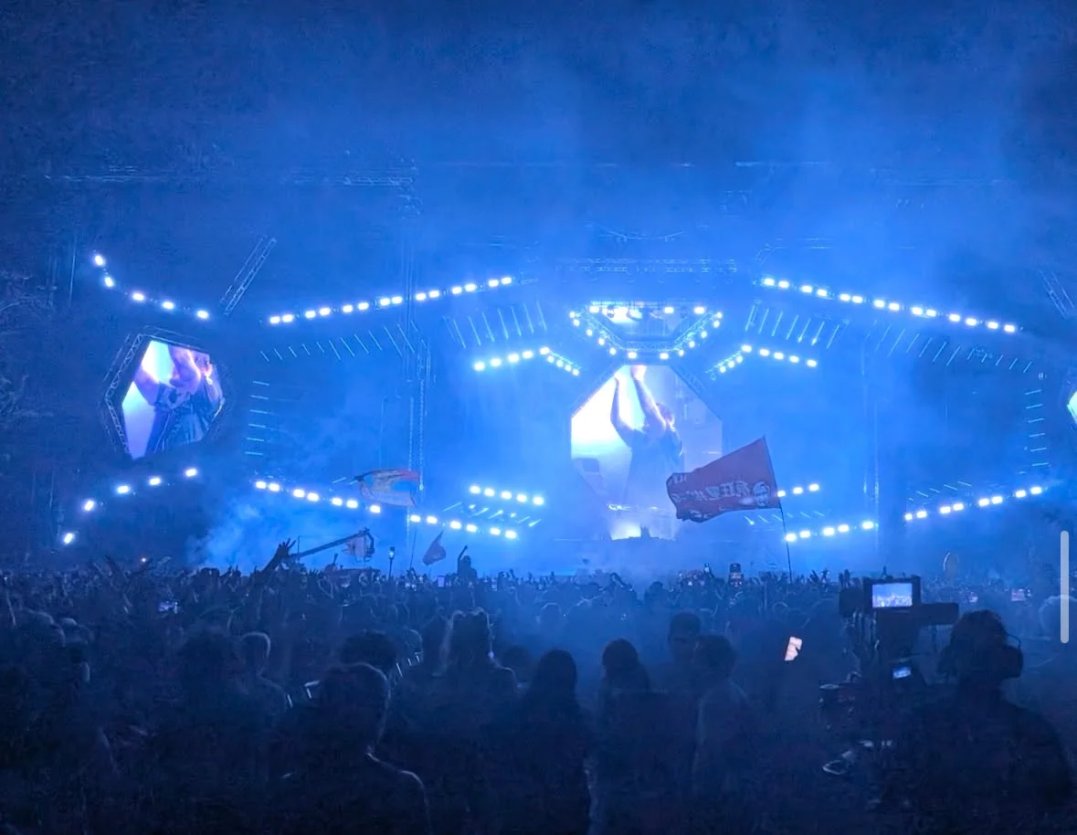 Alesso show visual detail from live operation